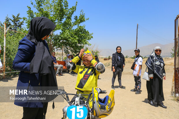 Women's motocross race