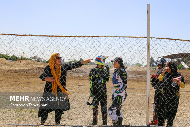 Women's motocross race