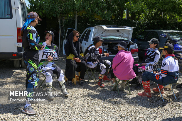 Women's motocross race