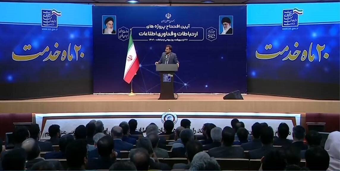 6 key communication projects inaugurated in Iran