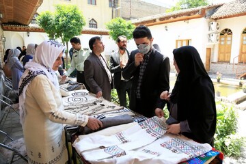 نمایشگاه و بازارچه میراث ناملموس صنایع‌ دستی گلستان افتتاح شد