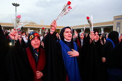اجتماع دختران دانشجو به مناسبت روز دختر در قم
