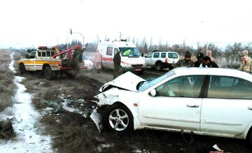 تصادف در آزادراه کرج - قزوین ۹ مصدوم برجا گذاشت