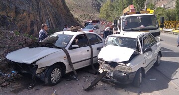 تصادف ۳ خودرو در اصفهان ۵ مصدوم داشت