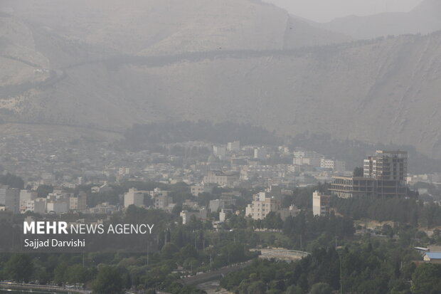 آسمان «آبی» خاکی شد!