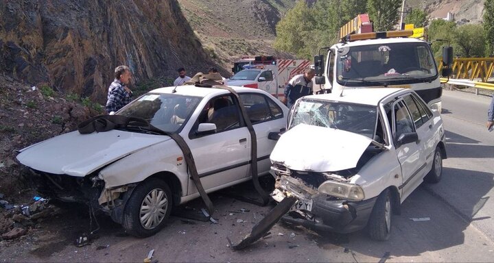 تصادف 3 خودرو در اصفهان 5 مصدوم داشت