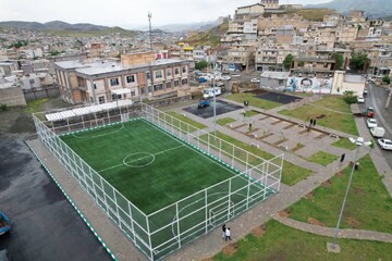 احداث ۲ زمین چمن مصنوعی فوتبال در «نایسر»