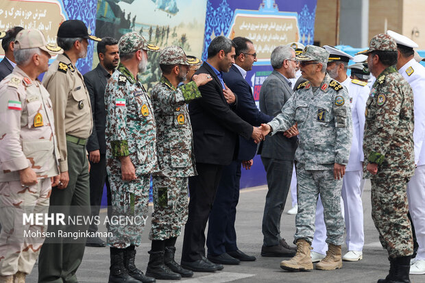  مراسم استقبال دورية الـ 86 البحرية التابعة للجيش في ميناء بندر عباس