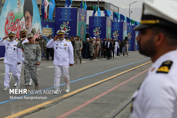 Welcoming ceremony of Navy’s 86th flotilla in Bandar Abbas