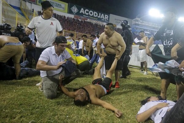 At least 9 dead in stampede at soccer stadium in El Salvador