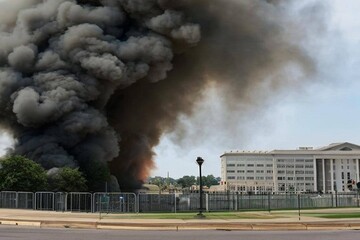 انفجار نزدیک ساختمان «پنتاگون»
