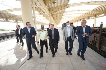 پیگیری جذب اعتبارات ملی برای تسریع در راه آهن کرمانشاه-خسروی