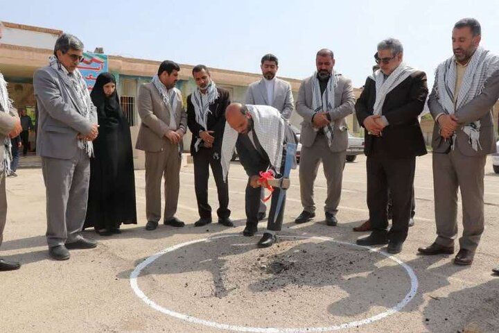 کلنگ ساخت آموزشگاه شهید بهنام محمدی در خرمشهر به زمین زده شد