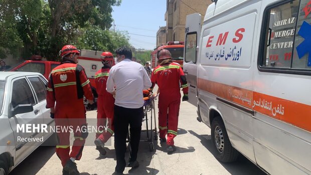 جزئیات برخورد دو اتوبوس در اتوبان سعیدی تهران + عکس