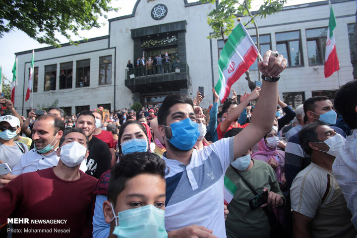 مردم گلستان قهرمانی تیم بسکتبال شهرداری گرگان را جشن گرفتند