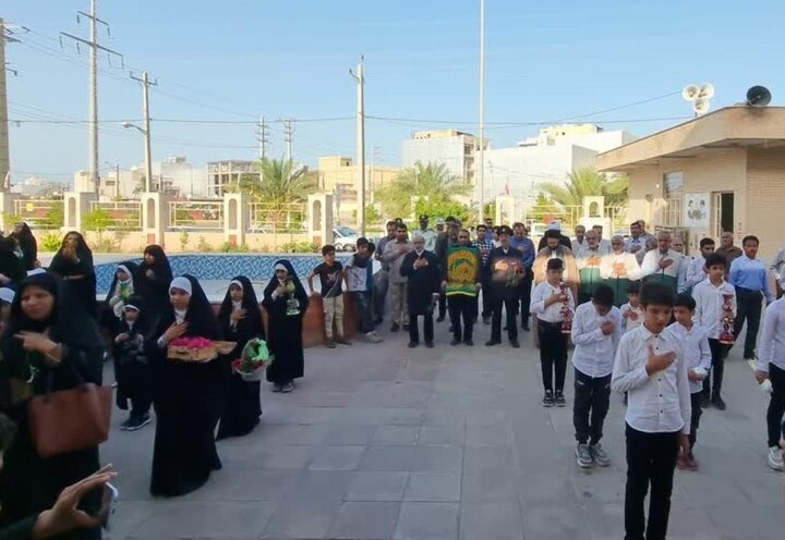 کاروان خادمین رضوی وارد گناوه شد