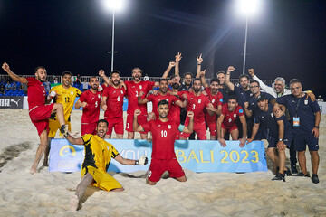 Iran beach soccer