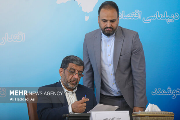 عزت الله ضرغامی وزیر میراث فرهنگی در گردهمایی روسای نمایندگی های جمهوری اسلامی ایران در خارج از کشور حضور دارد