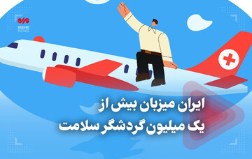 ایران میزبان بیش از یک میلیون گردشگر سلامت
