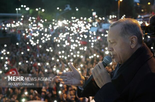 جشن پیروزی انتخابات اردوغان در ترکیه