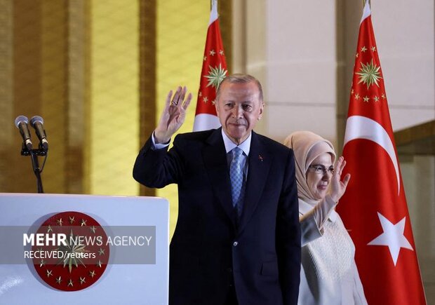 جشن پیروزی انتخابات اردوغان در ترکیه