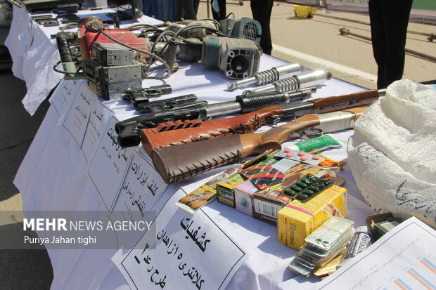  کشفیات پلیس سیستان و بلوچستان در اجرای طرح «رعد ۲»