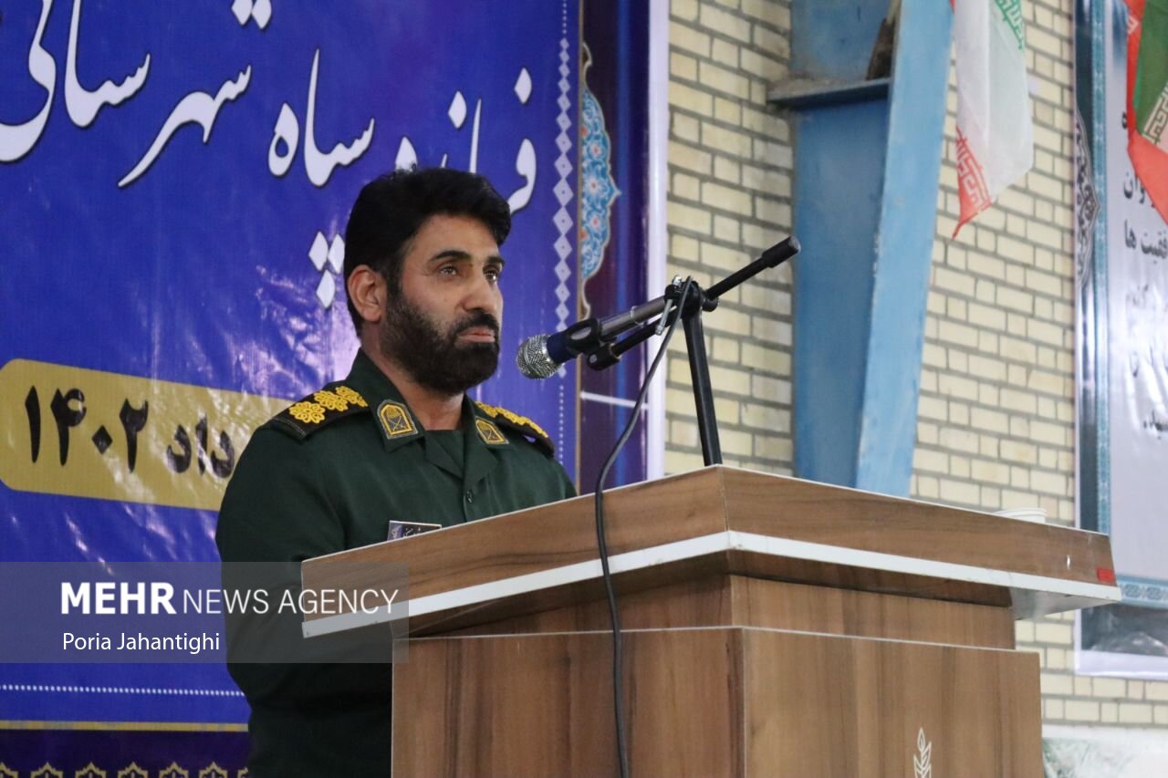 تکریم و معارفه فرمانده جدید سپاه سراوان تکریم و معارفه فرمانده جدید سپاه سراوان