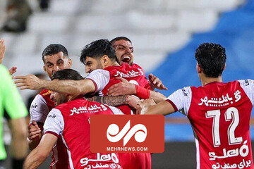 فیلم لحظه پایان بازی فینال و شادی بازیکنان و هواداران پرسپولیس