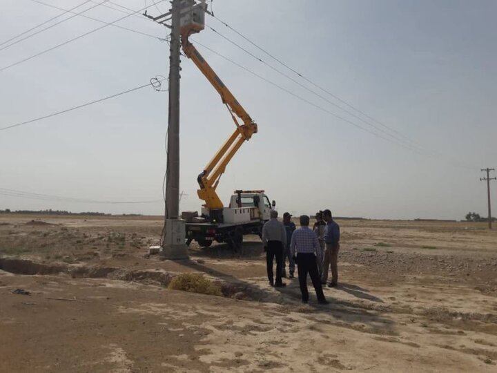 خط انتقال برق «روستای محمدصالحی» گناوه اصلاح و بهینه سازی شد