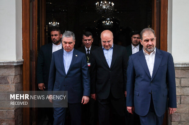 دیدار رهبر ملی ترکمنستان با رئیس مجلس شورای اسلامی 26