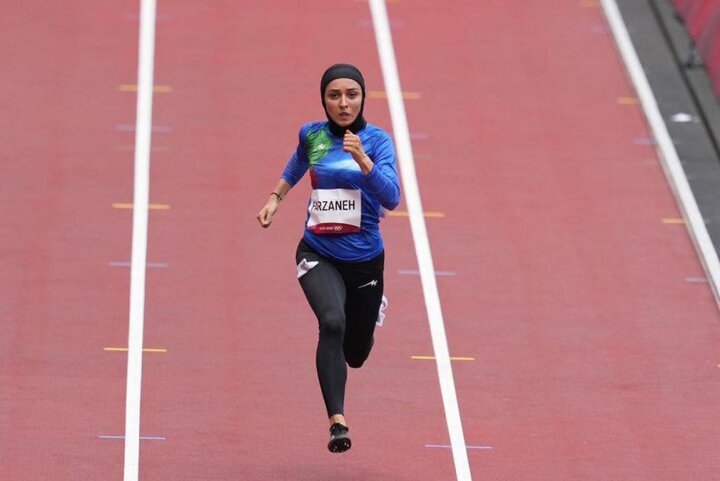 Esmaeilnejhad breaks 100 meters Iran women record