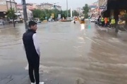 وقوع سیل شدید در شهر آنکارا+ فیلم