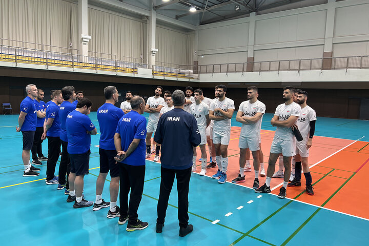 مصاف تیم ملی والیبال ایران با فرانسه/ برگزاری اولین تمرین در ژاپن