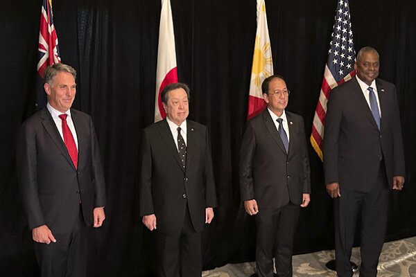 نخستین نشست وزرای دفاع ژاپن، آمریکا، استرالیا و فیلیپین