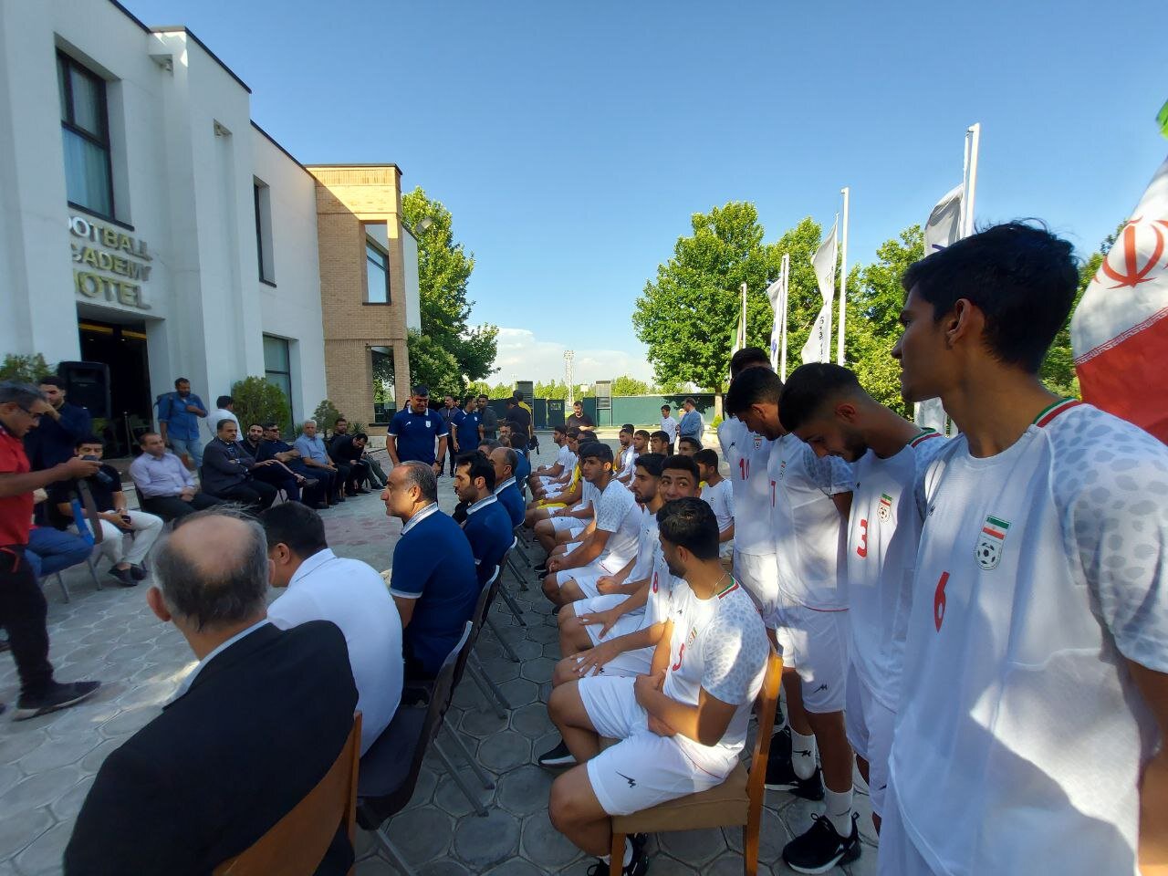 در مراسم بدرقه تیم فوتبال نوجوانان چه گذشت؟