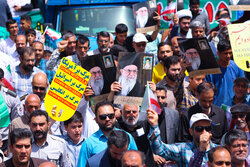 راهپیمایی پرشور ۱۵ خرداد در پیشوا برگزار شد