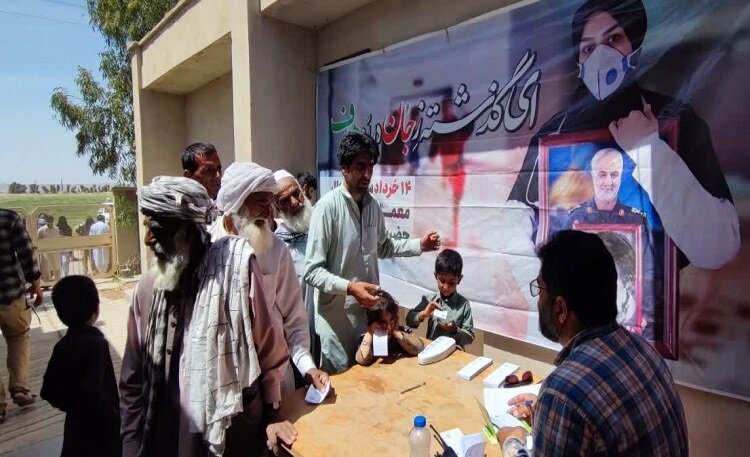 فعالیت گروه جهادی فلق مازندران در سیستان و بلوچستان