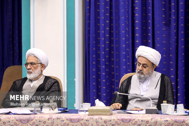 حجت الاسلام محمدجعفر منتظری دادستان کل کشور در جلسه شورای عالی فضای مجازی حضور دارد