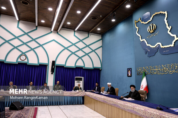 جلسه شورای عالی فضای مجازی با ریاست حجت الاسلام سید ابراهیم رئیسی، رئیس جمهور و اعضای این شورا بعد از ظهر امروز  سه‌شنبه ۱۶ خرداد ۱۴۰۲ برگزار شد