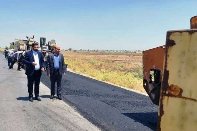 تحقق آرزوی دیرینه مردم شهر «حر» / آغاز تعریض و آسفالت جاده «مرگ»