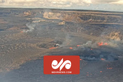 فوران یک کوه آتشفشان در هاوایی