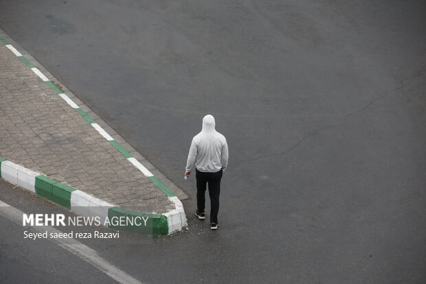 Wind storm in Tehran