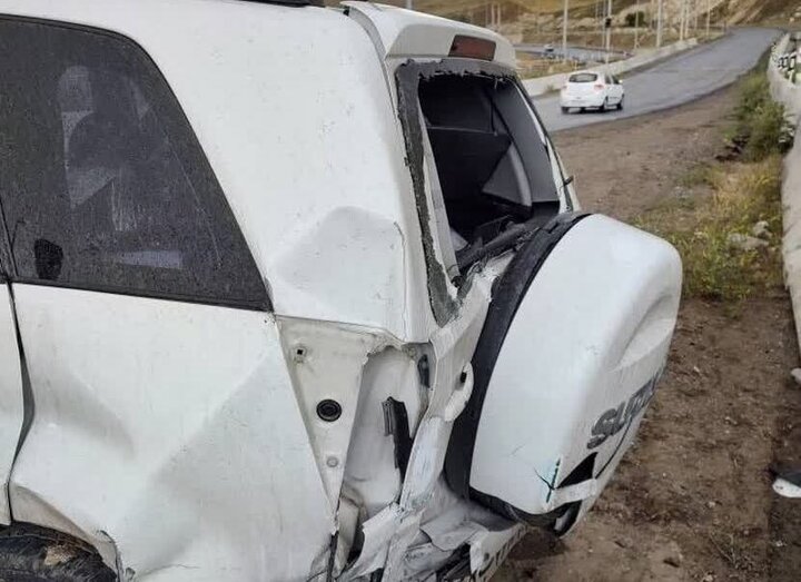 واژگونی خودروی رئیس گمرک کشور در جاده بروجرد- اراک