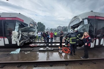 Samsun'da tramvay kazası: Çok sayıda yaralı var