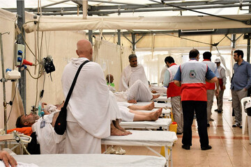 بستری ۵۷ زائر ایرانی در عربستان/ارائه ۲۸۱ هزار خدمت درمانی و امدادی به حجاج