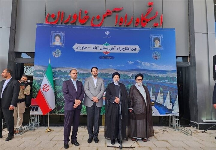 New railway to shorten Tehran-Tabriz distance inagurated New railway to shorten Tehran-Tabriz distance inagurated