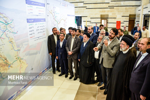 افتتاح راه‌آهن بستان‌آباد-خاوران در آذربایجان شرقی