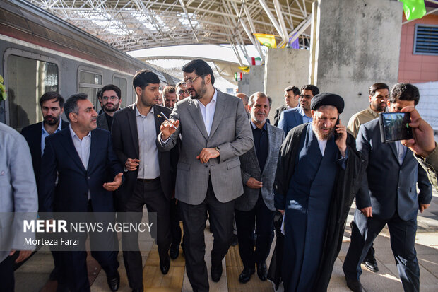 افتتاح راه‌آهن بستان‌آباد-خاوران در آذربایجان شرقی