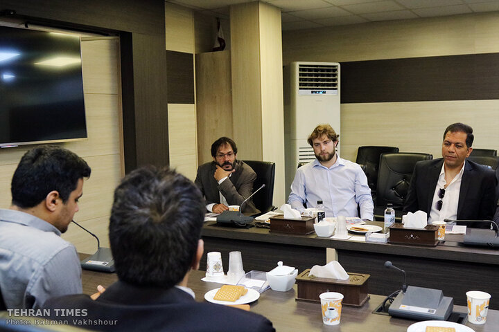 Spanish journalists visit Tehran Times