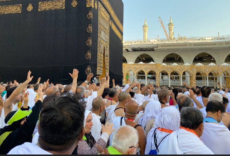 تصاویر اختصاصی «مهر» از طواف زائران و حجاج ایرانی در خانه خدا